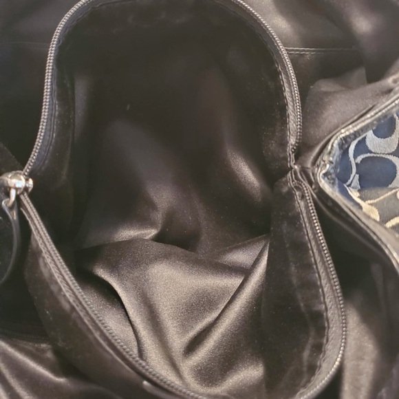 Coach F19188 Penelope Satchel in Black Logo Print - Picture 10 of 15